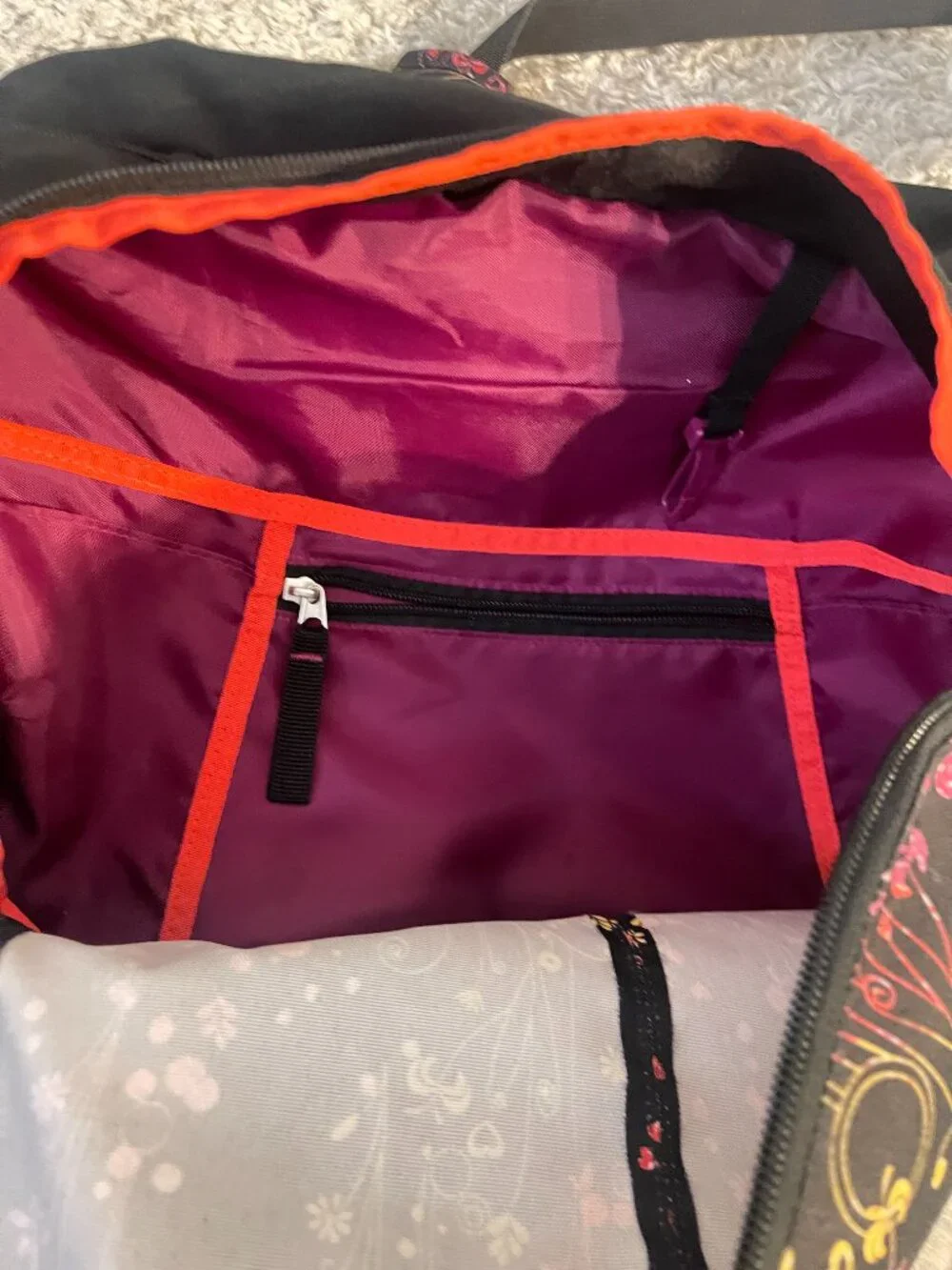JanSport Floral Messenger Laptop Bag Coquette Y2K College Aesthetic